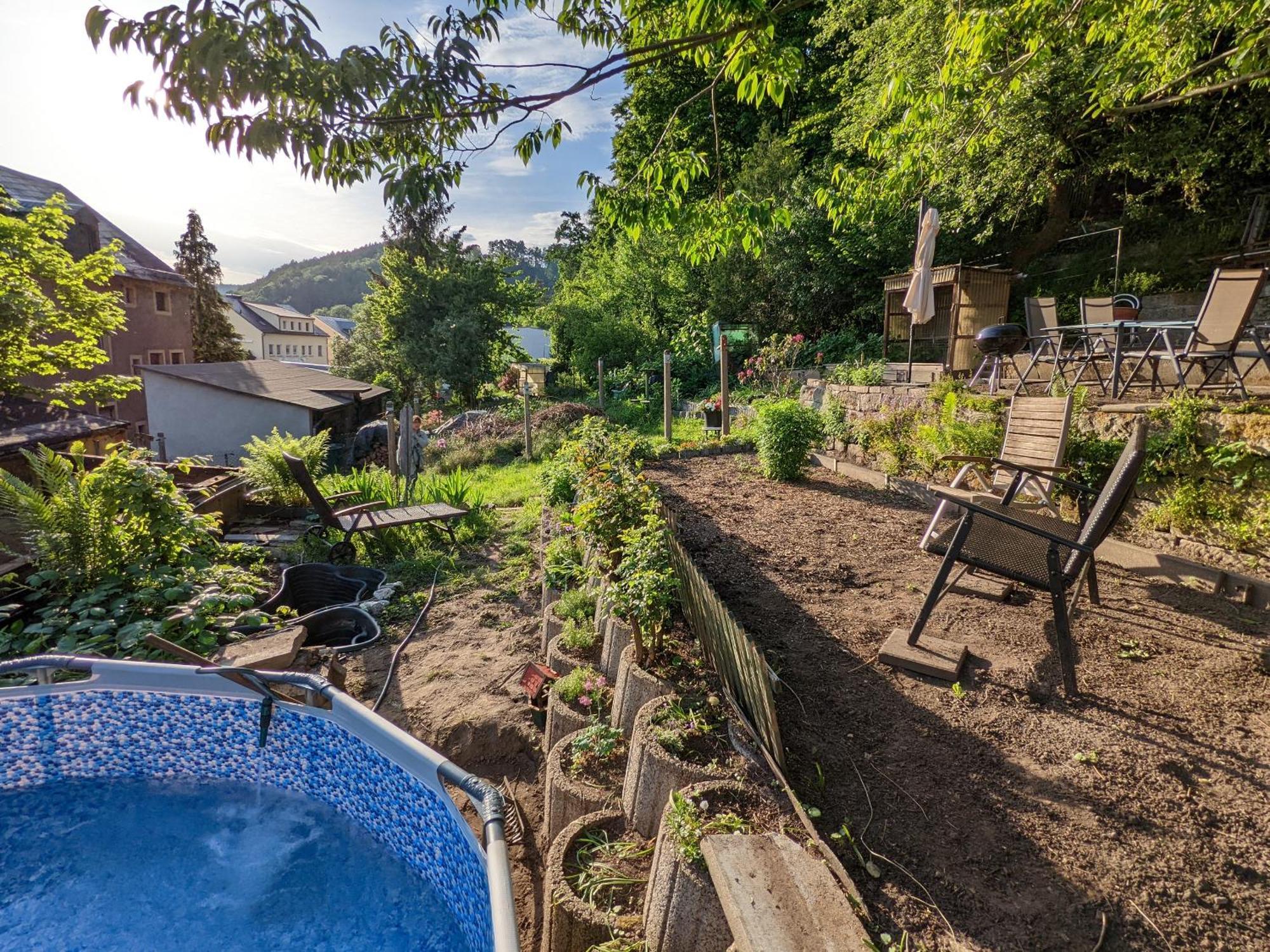 R3 - Urlaubsmagie - Helle Wohnung Mit Garten & Pool Rathmannsdorf Dış mekan fotoğraf