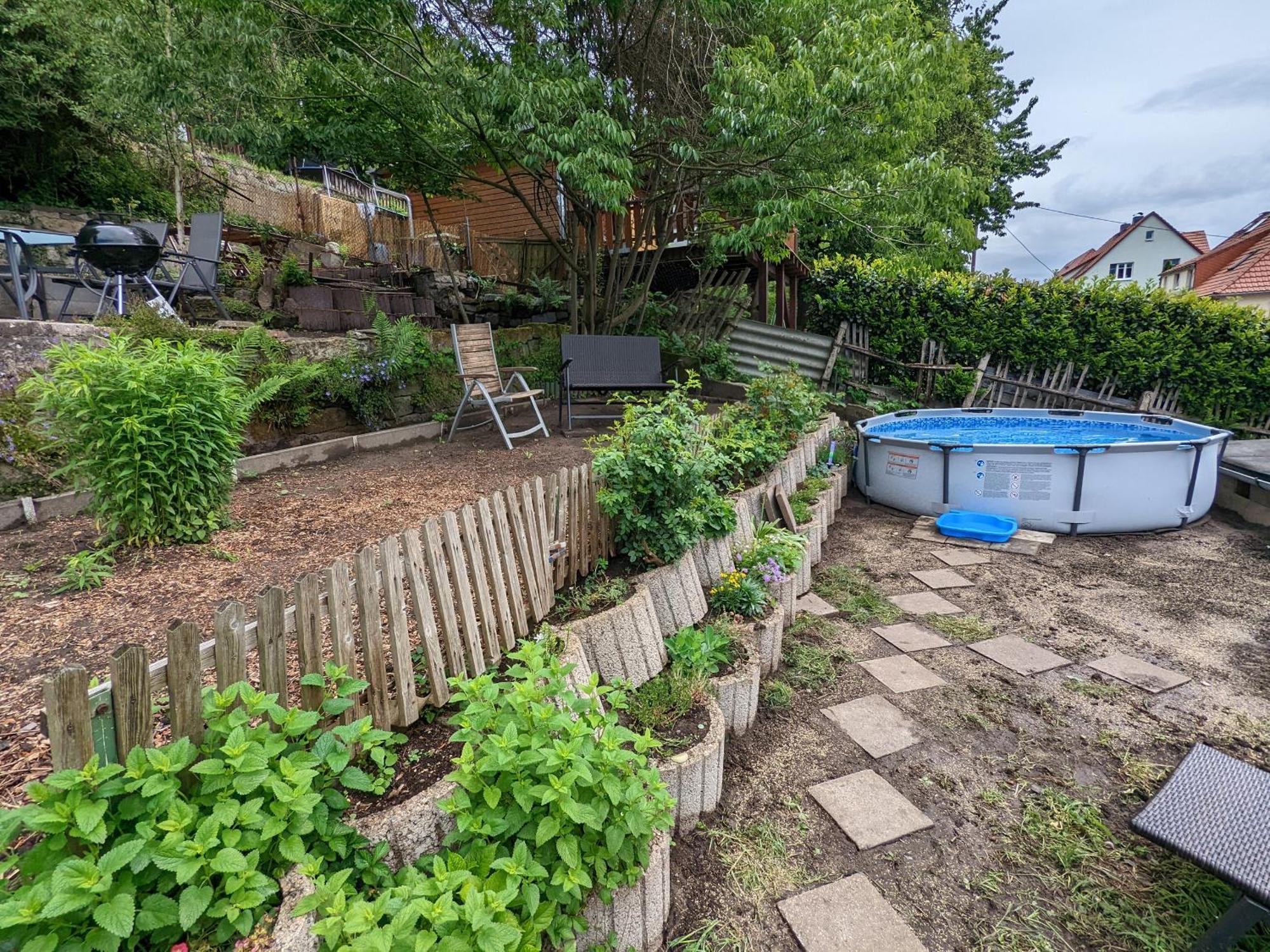R3 - Urlaubsmagie - Helle Wohnung Mit Garten & Pool Rathmannsdorf Dış mekan fotoğraf