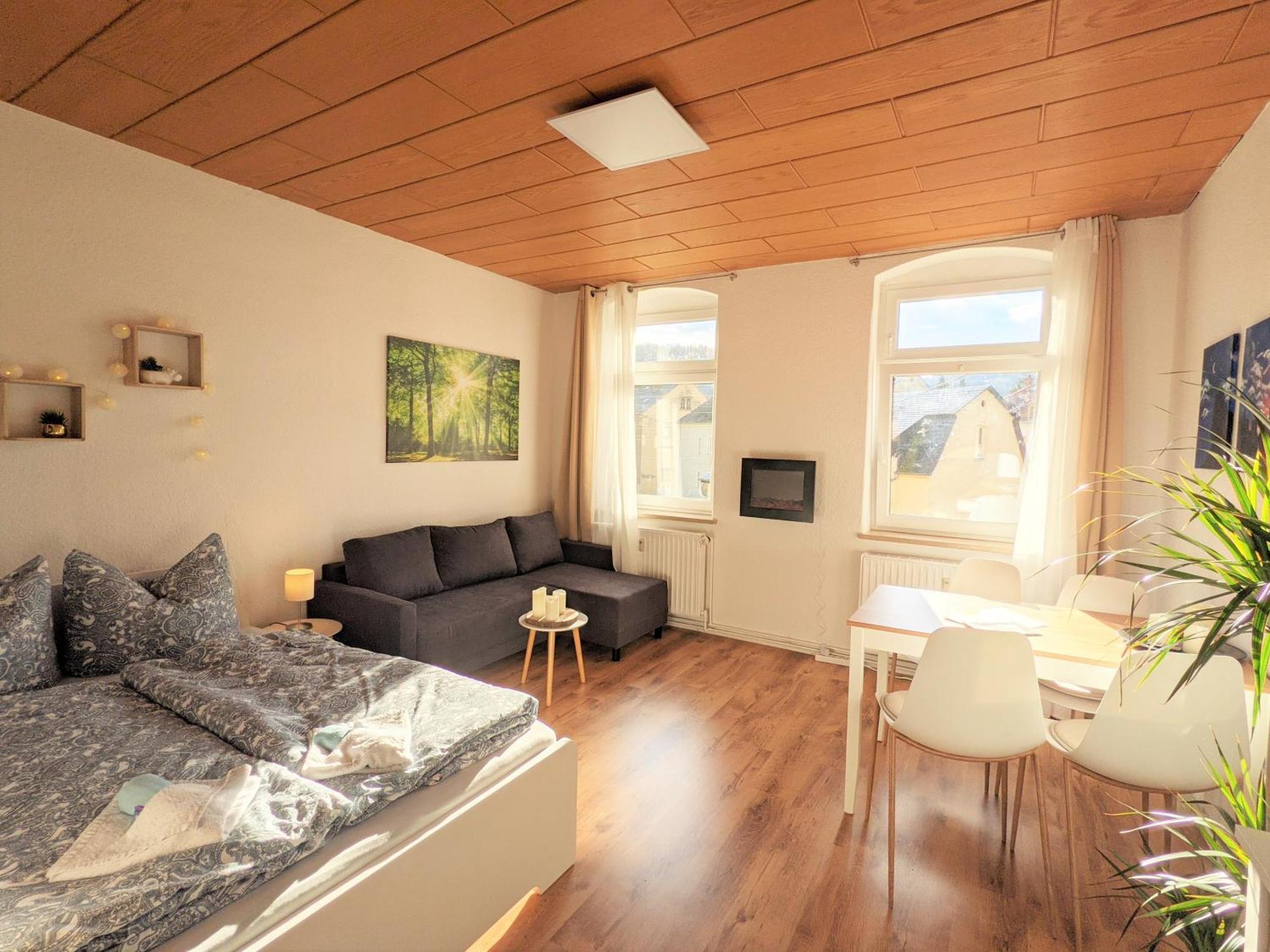 R3 - Urlaubsmagie - Helle Wohnung Mit Garten & Pool Rathmannsdorf Dış mekan fotoğraf